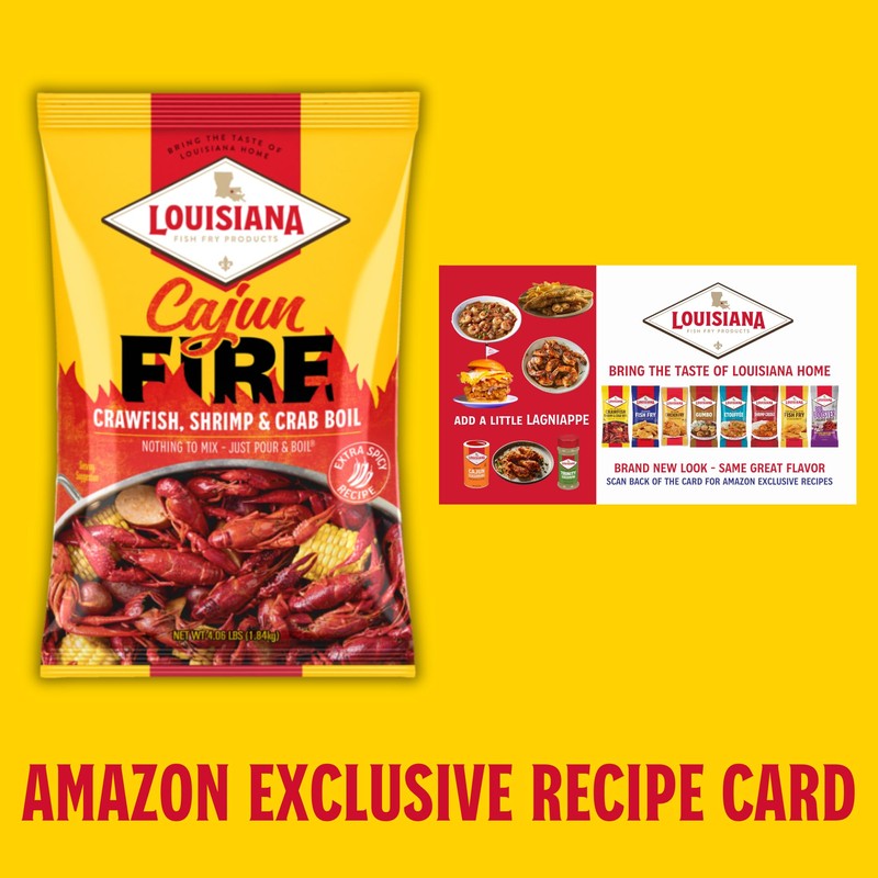Louisiana Fish Fry, Cajun Fire Boil, 65 oz