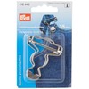 Prym 416440-1 Dungaree Buckles, Brass, Silver, One Size, 2