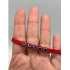Evil's Eyes Red String Adjustable Bracelet Pack of 12