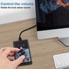 XMSJSIY USB Volume Knob Controller Multimedia Computer Sound Controller with