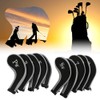 Golf Headgear, 10 Pieces Neoprene Waterproof Golf Clubs Iron Head