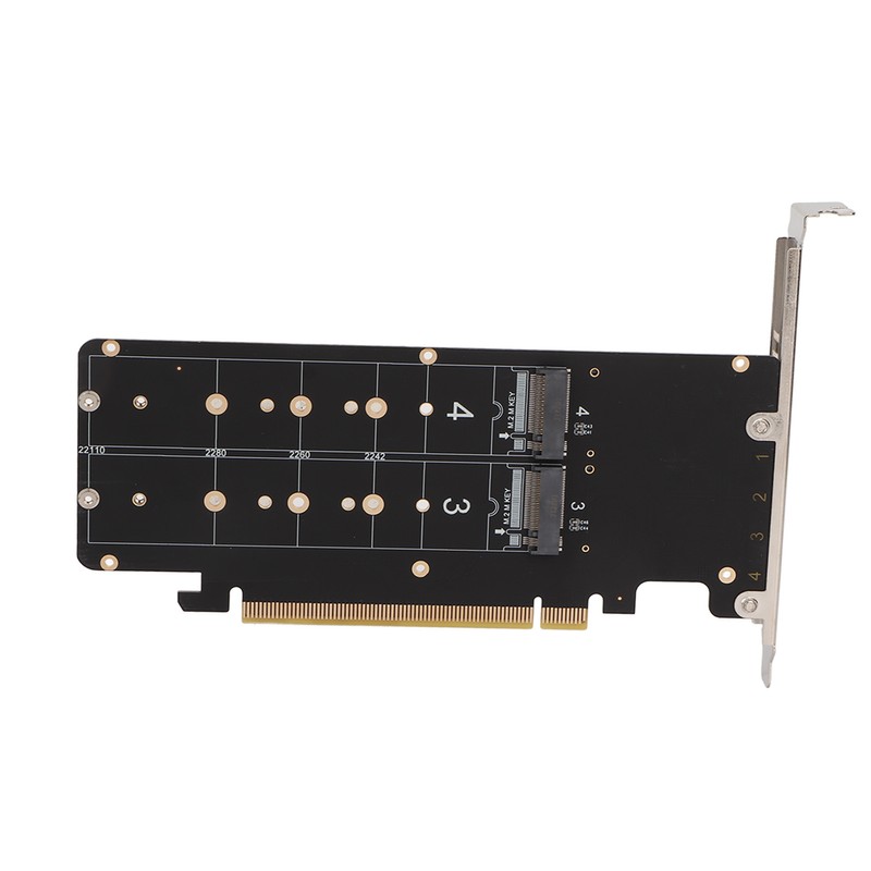 PCIE X16 to M.2 M KEY Expansion Card NVMEx4 SSD