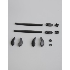 Handwith 1 Pair Soft Silicone Sunglass Nose Pads Ear Socks Kits for Oakley Juliet/Juliet Vented/X Metal XX, Anti-Slip Comfort Fit Glasses Nose Piece Arm Sleeve Replacement Kits Black