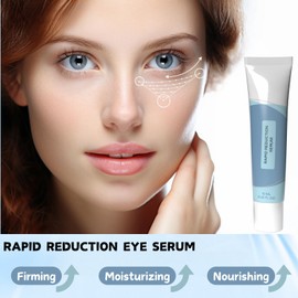Eye Cream Anti Aging, Rapid Reduction Eye Serum, Eye Cream for Dark Circles and Puffy Eyes, Nourishing & Smoothing Under Eye Cream, Eye Care Against Fine Lines & Wrinkles, Eye Bags Remover Women & Men