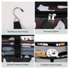 Surblue Hanging 3-Shelf Closet Organizer Pocket Collapsible Washable Oxford Fabric