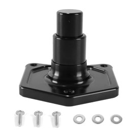 Motorcycle Push Button Magnet Cover Engine Starter CNC Aluminum Compatible with Harley 1991-2017 Softail Dyna Sposter Big Twin Model Black