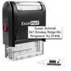 ExcelMark Custom Self Inking Rubber Stamp - Up to 3