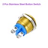 DMiotech 2 Pcs 19mm / 3/4" Push Button Switch, IP66