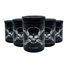 DC Crafts Nation Pop Top 30 Dram Smell Proof Fresh Kettle Herbal Storage Container 5 Count - Jolly Roger