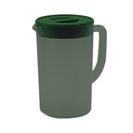 Jarra de Agua Fría, Conveniente Jarra de Agua de 2.7L Resistente a Altas Temperaturas con Tapa para Bebidas de Jugo de té (Verde)
