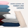 Dreamzie Pillowcase, 40 x 80 cm, Grey, Set of 2,