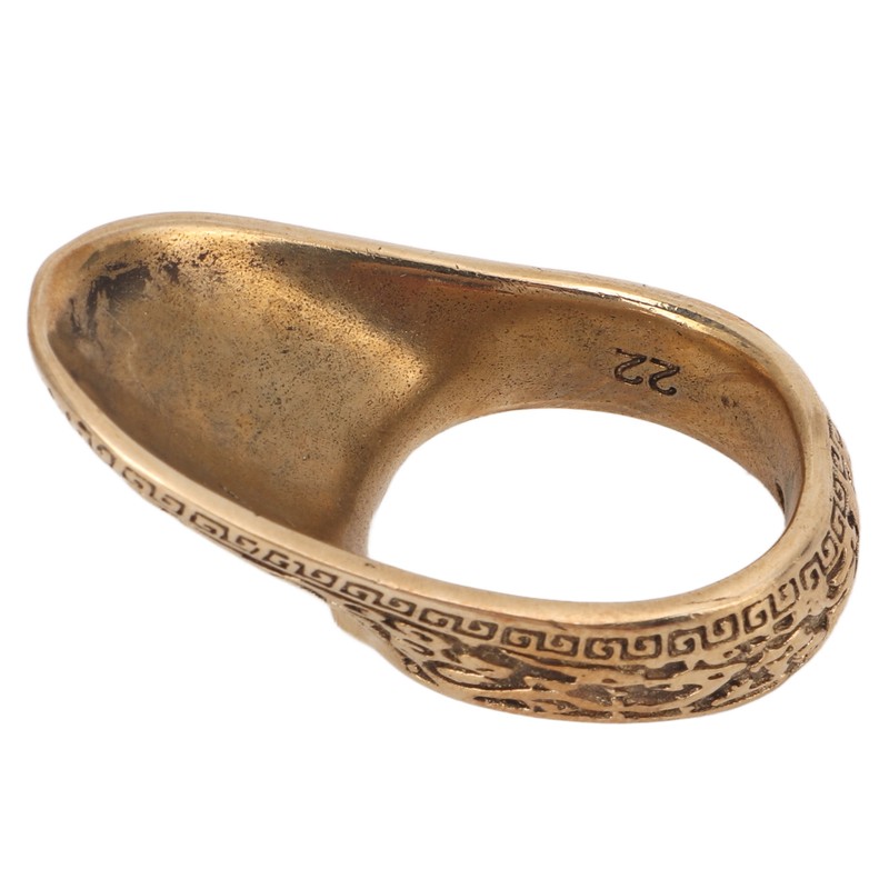 Archery Thumb Ring Universal Archery Shooting Metal Brass Finger Guard