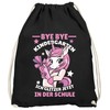 MoonWorks® Kinder Turnbeutel Einhorn Ich Glitzer jetzt in der Schule