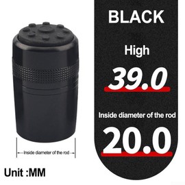 Aluminum Alloy Fishing Rod End Cap for Improved Protection Length 1437 5mm (20.0mm)