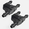 2 PCS 2-Way Windscreen Washer Check valves, Fluid Hose for