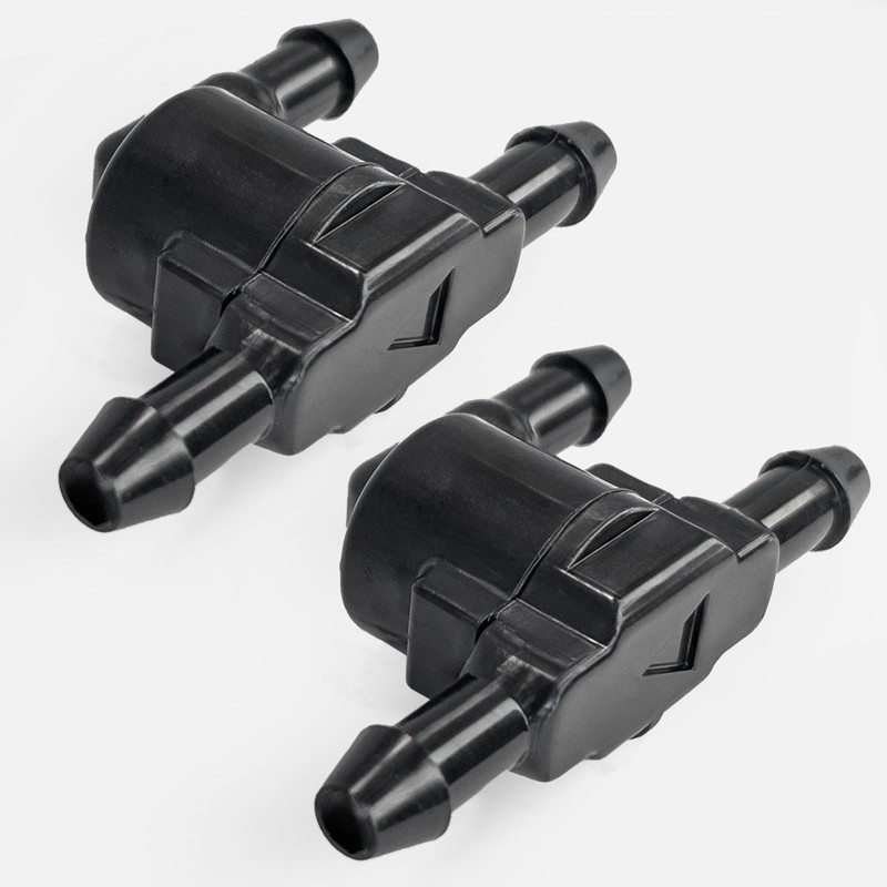 2 PCS 2-Way Windscreen Washer Check valves, Fluid Hose for