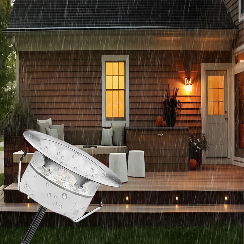 YZGWZLD Recessed LED Deck Lights Kits,6 Pack Φ2.36 Waterproof Cool
