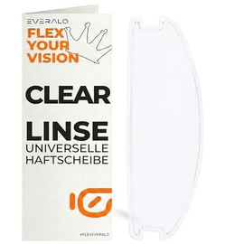 Universal Pinlock Visor - Anti-Fog Motorcycle Helmet - Helmet Film - Anti Fog Film for Integral, Jet and Modular Helmet Visor Motorcycle Helmet