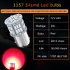 Melphan-Auto Melphan-Auto 1157 Led Brake Light Bulb Red, 12V-24V 1157