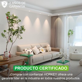 HORKEY Foco LED MR16 Moderna Bombilla GU5.3 GX5.3 4w=50W 6500K 3000K Luz Cálida Blanco (Luz Cálida, Paquete de 6)