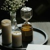 8.5oz Amber Candle Jars for Making Candles, Round Glass Jar