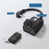 DEWENWILS Outdoor Dimmer for String Lights, Remote Dimmer Switch, Weatherproof
