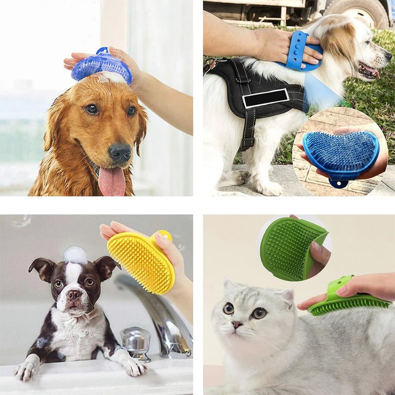 XIANFQNKJ Dog Brush, Pet Brush, Dog Brush, Cat Pet Bath