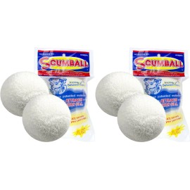 Scumball Surface Oil Absorber Removes Scum Oils from Pool Spa 4 pk Floating Ball