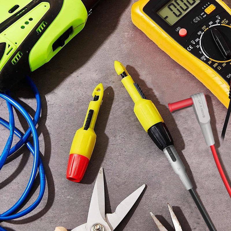 Goupchn - Kit de cables de prueba de multímetro con