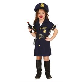 Guirca Police Costume for Girls, Police Costume Size 98-146, 98-104.