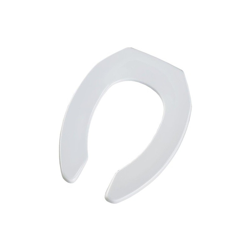 Bemis 1955CTBP 000 Toilet Seat, Elongated Open Front Plastic -
