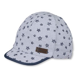 Sterntaler Boys Peaked Star Cap Smoke Grey - Grey (smoke grey 566), size: 45