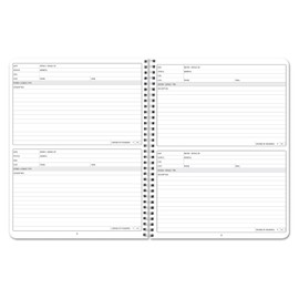 BookFactory Auto Maintenance and Vehicle Maintenance Log Book Car Maintenance & Expense Tracker Record Book Logbook - 8.5'' x 11'', 100 Pages, Wire-O (Made in USA)