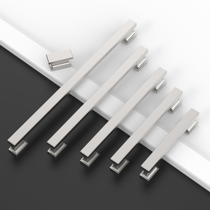Coinkoly 10 Pack 7-1/2''(192mm) Cabinet Handle Brushed Nickel Kitchen Cabinet