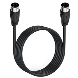 HTGuoji DIN 3 Pin Cable, 3 Pin DIN Male to Male Speaker Audio Cable Wire for Bang & Olufsen B&O BeoLab PowerLink MK2, Peavey Sanpera Pedal and Monster Clarity HD Model One (3 meter)