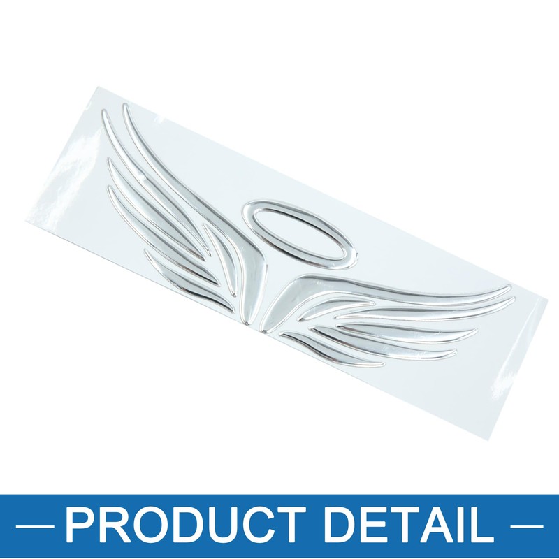 A ABSOPRO Universal Angel Wings Pattern Car Sticker 3D Reflective