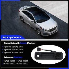 Back up Camera Compatible with Hyundai Sonata 2015 2016 2017 Rear View Camera Replaces# 95760-E6201 95760-C2101 95760-E6100