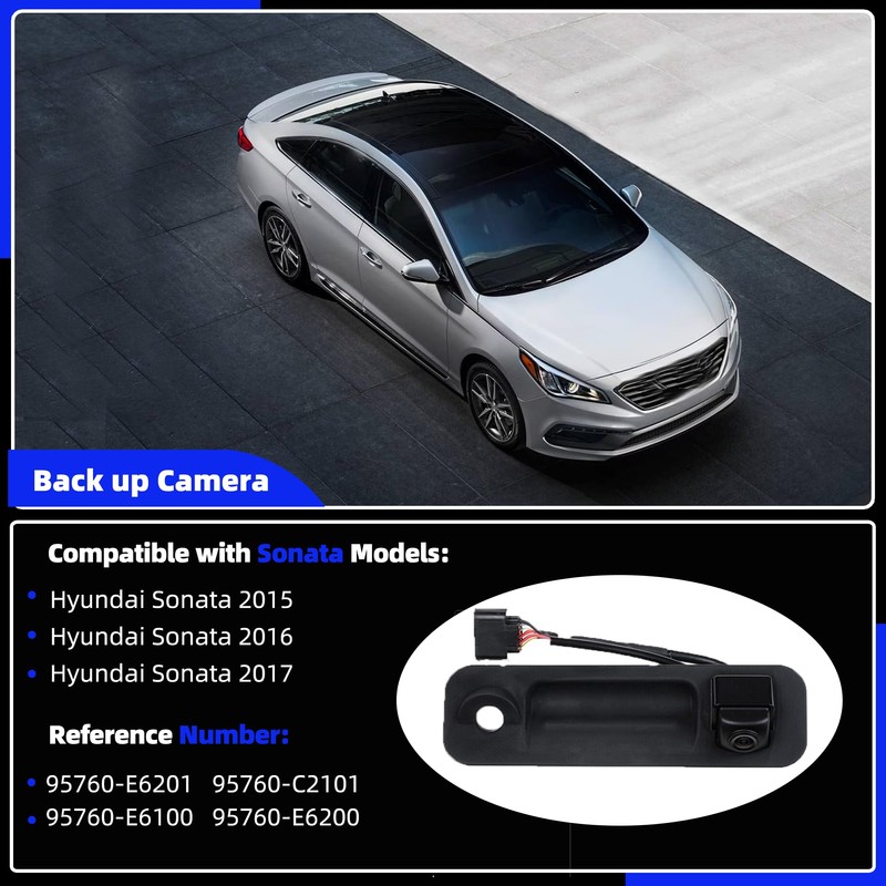 Back up Camera Compatible with Hyundai Sonata 2015 2016 2017