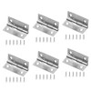 Piutouyar 6Pack Butt Hinge 2 Inch Mini Hinges 304 Stainless