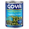Goya Green Pigeon Peas Low Sodium, 15 oz, 2-Pack
