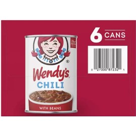 Wendy's Chili With Beans 15 oz., 6 pk.