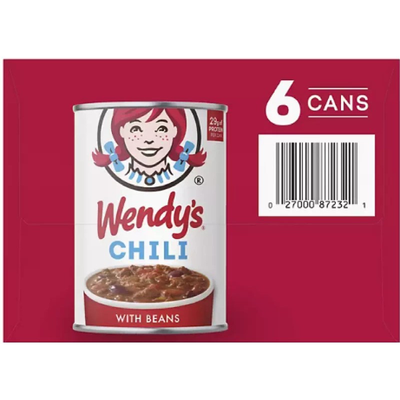 Wendy's Chili With Beans 15 oz., 6 pk.