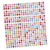 TEHAUX 4sheets Rhinestone Stickers for Nail Art and Face Decoration
