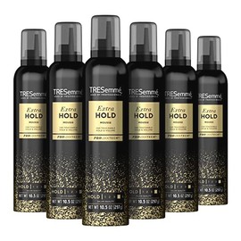 TRESemmé Hair Mousse Extra Hold For 24H Touchable Hold & Volume with Pro Lock Tech 10.5 Fl Oz (Pack of 6) | TRESemmé