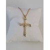 Joyeria Jara Titanium 316L Stainless Steel Nail Cross Pendant With