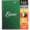 Elixir Strings 14077 Nanoweb Electric Bass Guitar Strings - .045-.105