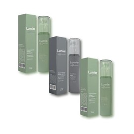 Tratamiento Facial en Crema (2 piezas) y Tratamiento en Gel (1 pieza) Tri-Pack  Lumier  Con Ingredientes naturales y cido Hialurnico y Niacinamida... 