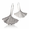 Sovats Ginkgo Leaf Earring For Women 925 Sterling Silver Rhodium