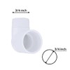 PVC 90 Degree Elbow Pipe Connector – 3/4 inch MNPT
