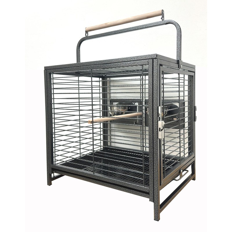 Portable Durable Heavy Duty Travel Veterinary Bird Parrot Carrier Cage